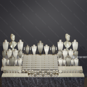 طراحی و اجرای ویترین جواهر فروشی