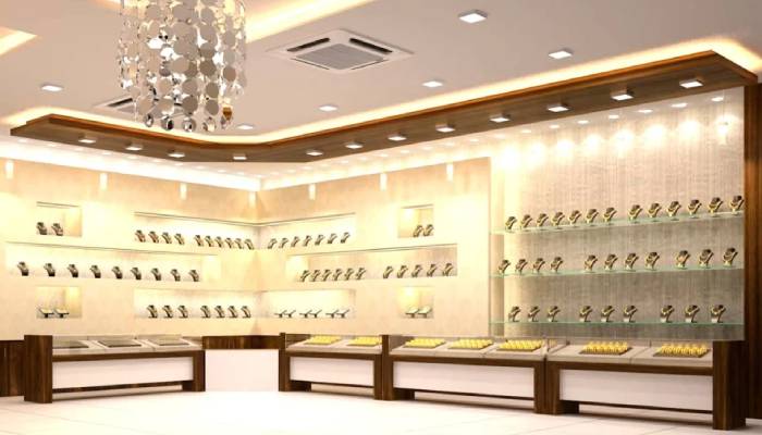 نورپردازی مناسب ویترین جواهر
